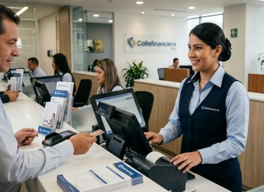 Cajero de Servicios Financieros en Coltefinanciera S.A.